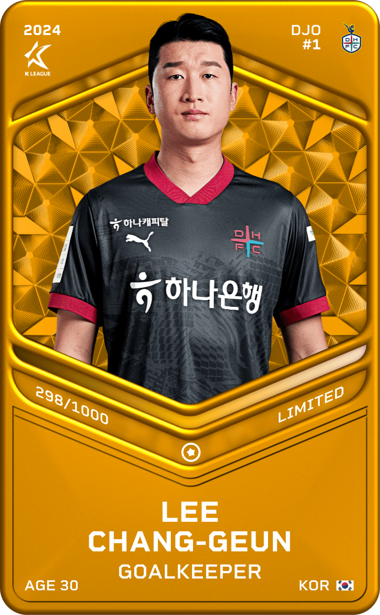 Lee Chang-Geun 2024-25 • Limited 298/1000