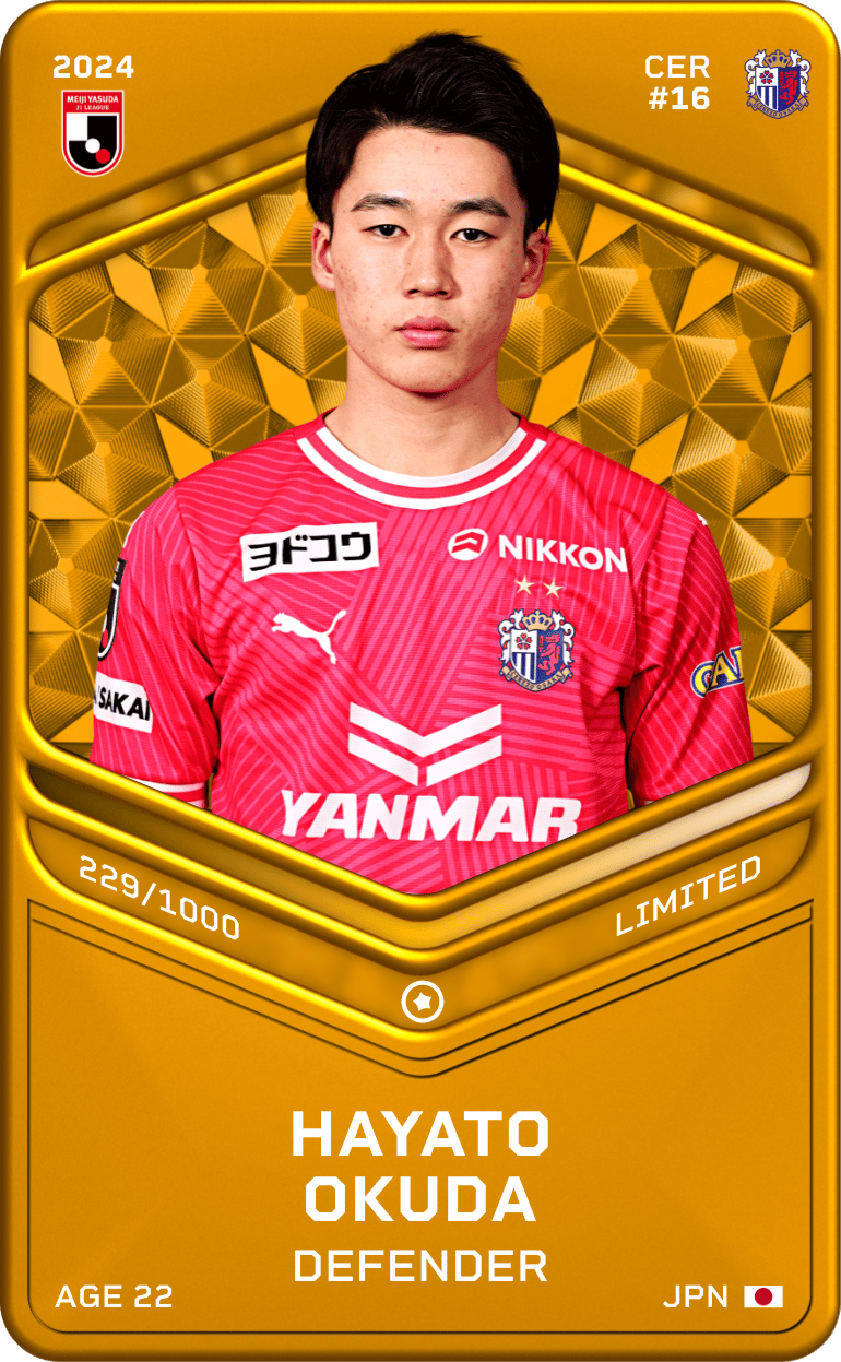 Hayato Okuda 2024-25 • Limited 229/1000