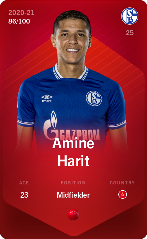 Sorare - Sorare Official - Amine Harit 2020-21 • Rare 86/100 - NFT # 65732488355444107445242326765344318786144181692795352816408218564730528135341