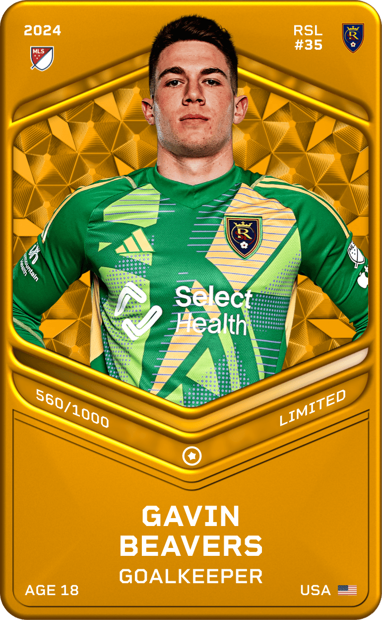 Gavin Beavers 2024-25 • Limited 560/1000