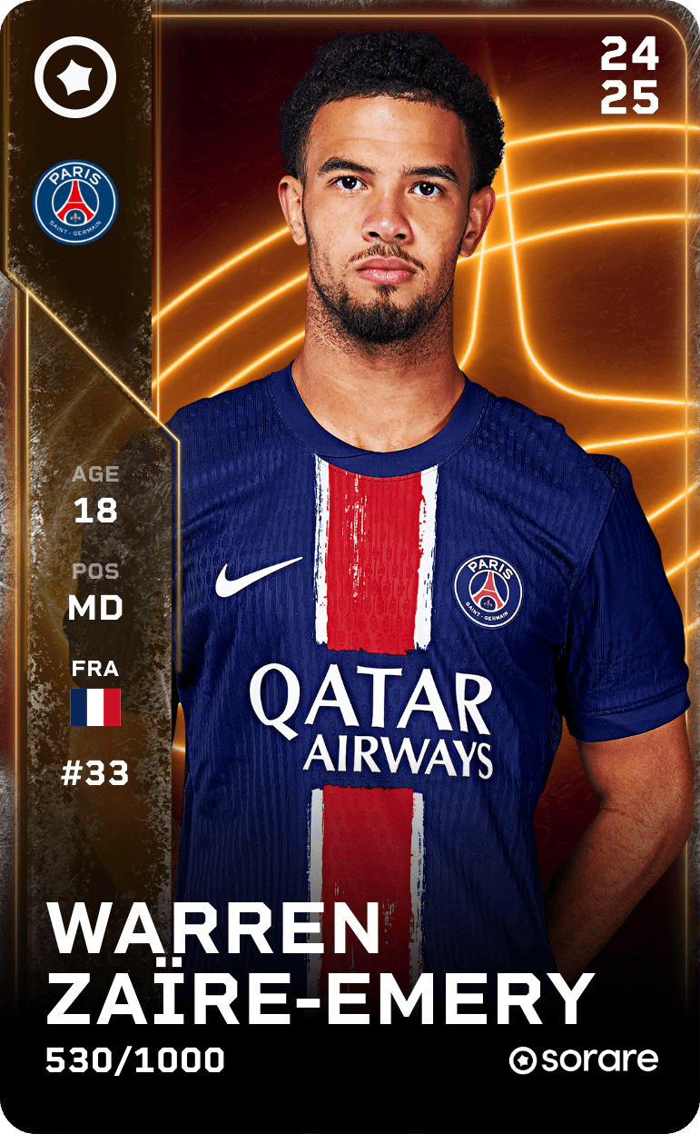 Warren Zaïre-Emery 2024-25 • Limited 530/1000
