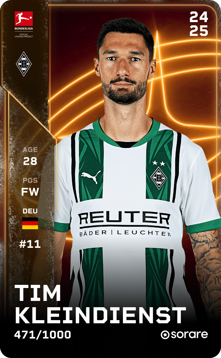 Tim Kleindienst 2024-25 • Limited 471/1000