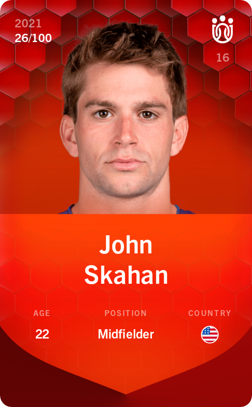 Sorare - Sorare Official - John Skahan 2021-22 • Rare 26/100 - NFT # 11685834043627305887085743719787447549740460952094171303053388709625896941825