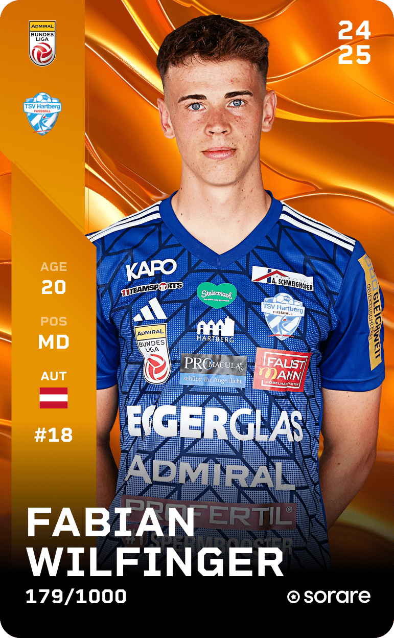 Fabian Wilfinger 2024-25 • Limited 179/1000