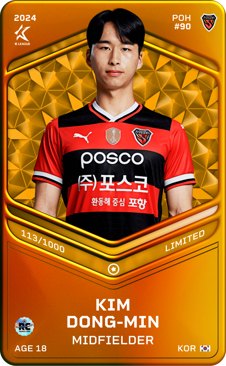 Kim Dong-Min 2024-25 • Limited 113/1000