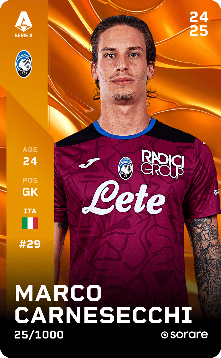 Marco Carnesecchi 2024-25 • Limited 25/1000