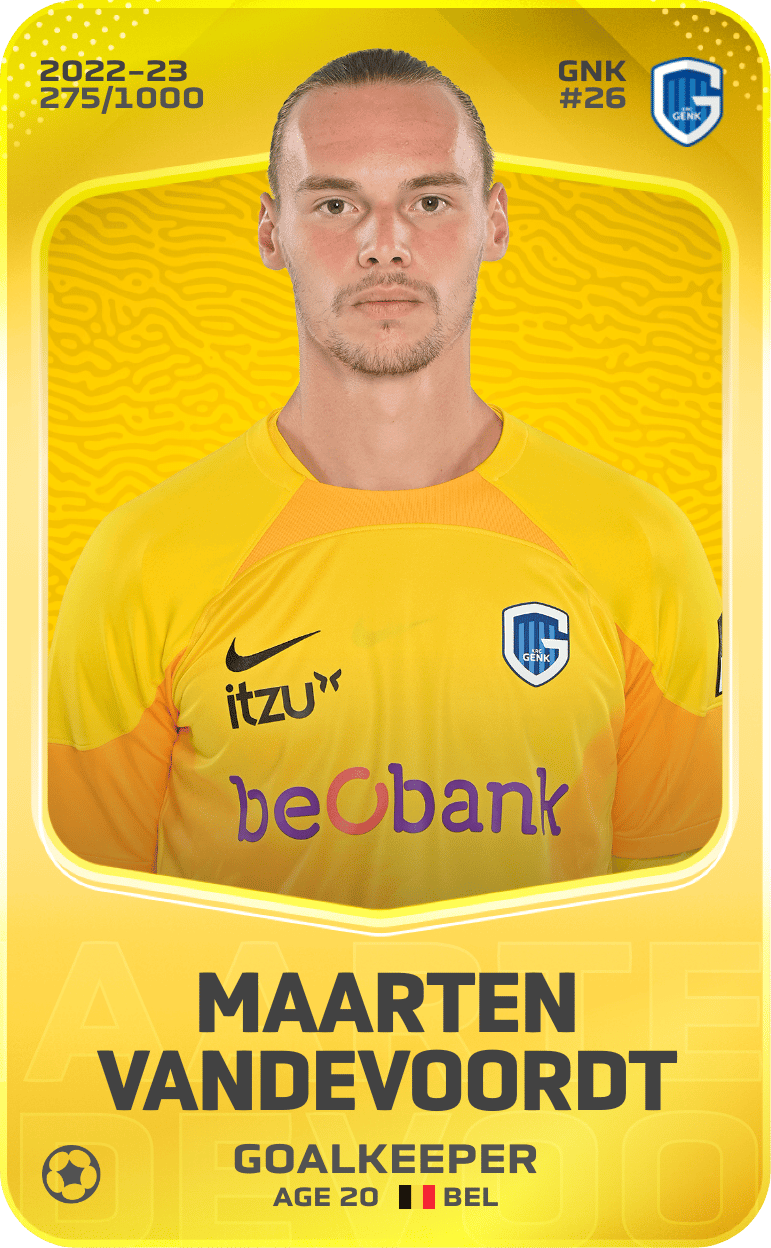 Maarten Vandevoordt 2022-23 • Limited 275/1000