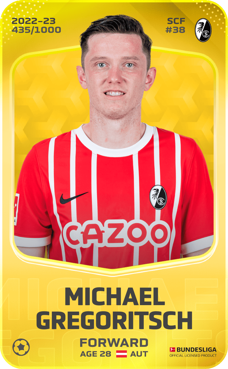 Michael Gregoritsch 2022-23 • Limited 435/1000
