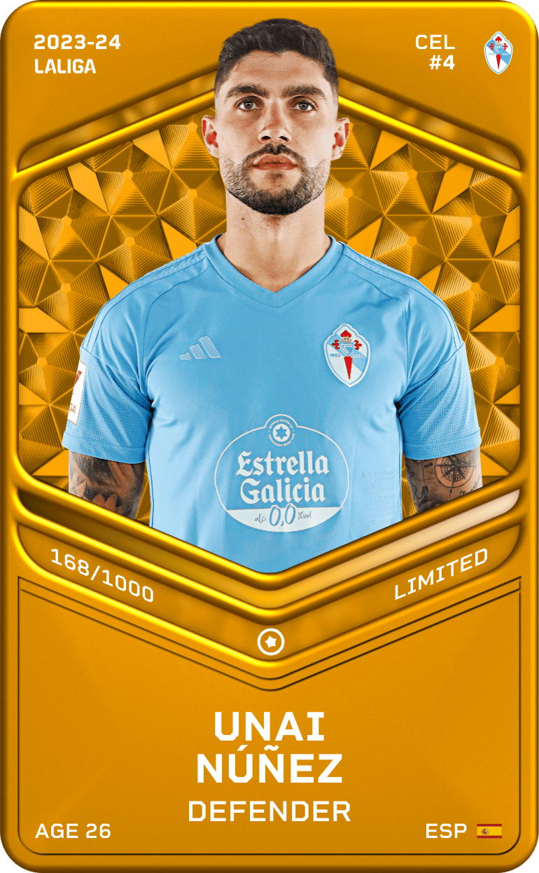 Unai Núñez 2023-24 • Limited 168/1000