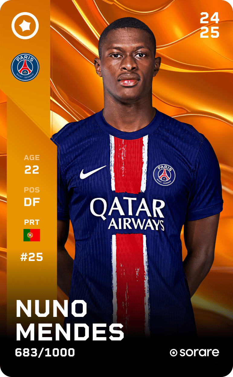 Nuno Mendes 2024-25 • Limited 683/1000