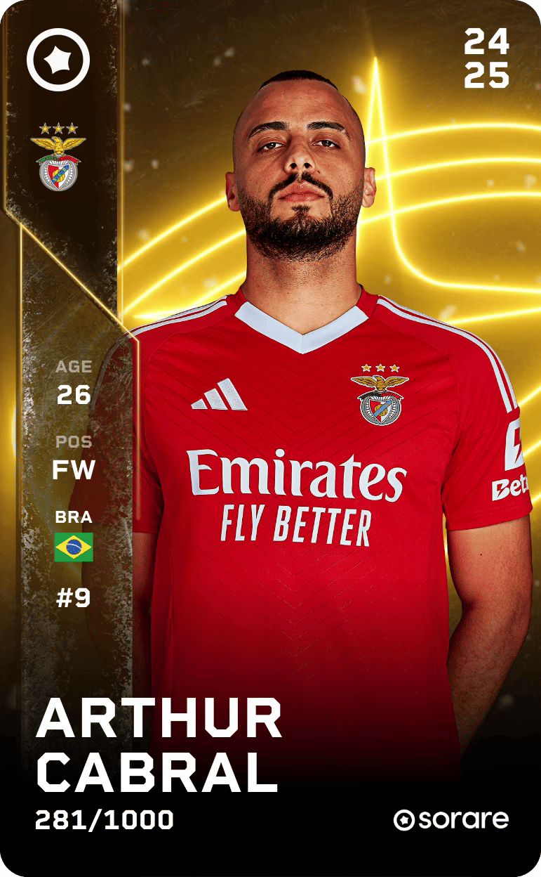 Arthur Cabral 2024-25 • Limited 281/1000