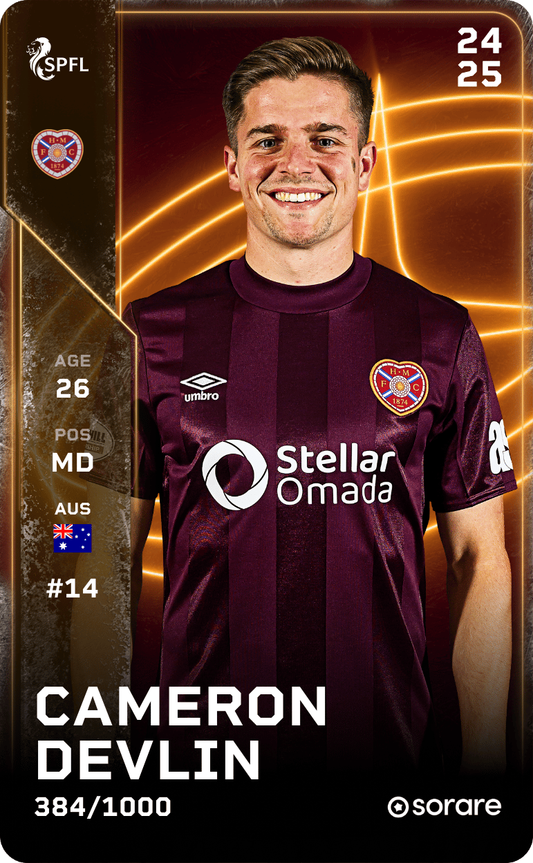 Cameron Devlin 2024-25 • Limited 384/1000