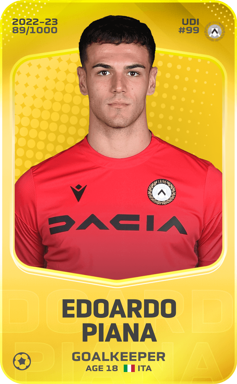 Edoardo Piana 2022-23 • Limited 89/1000