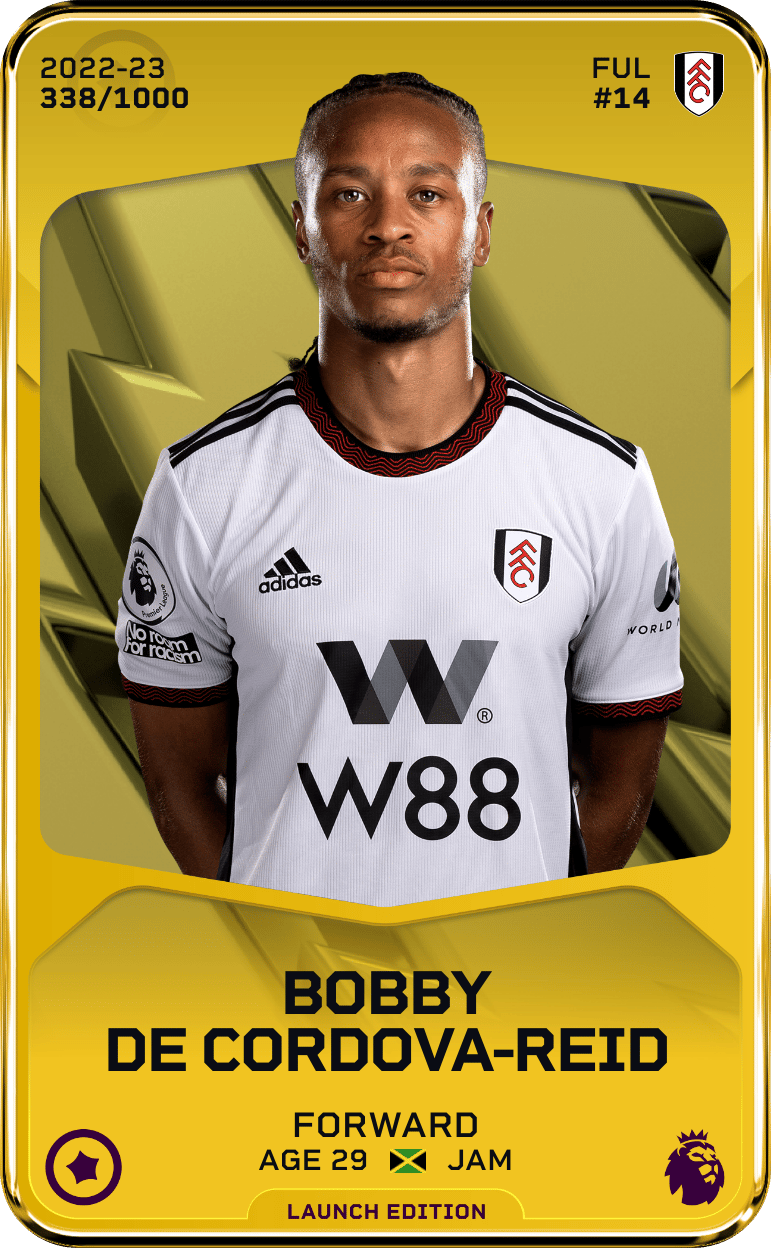 Bobby De Cordova-Reid 2022-23 • Limited 338/1000