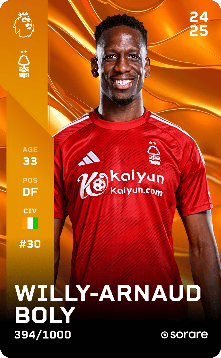 Willy-Arnaud Boly 2024-25 • Limited 394/1000