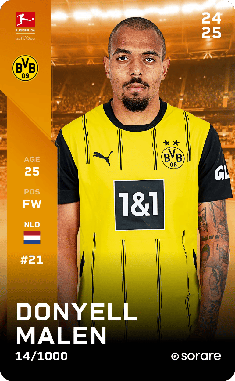 Donyell Malen 2024-25 • Limited 14/1000