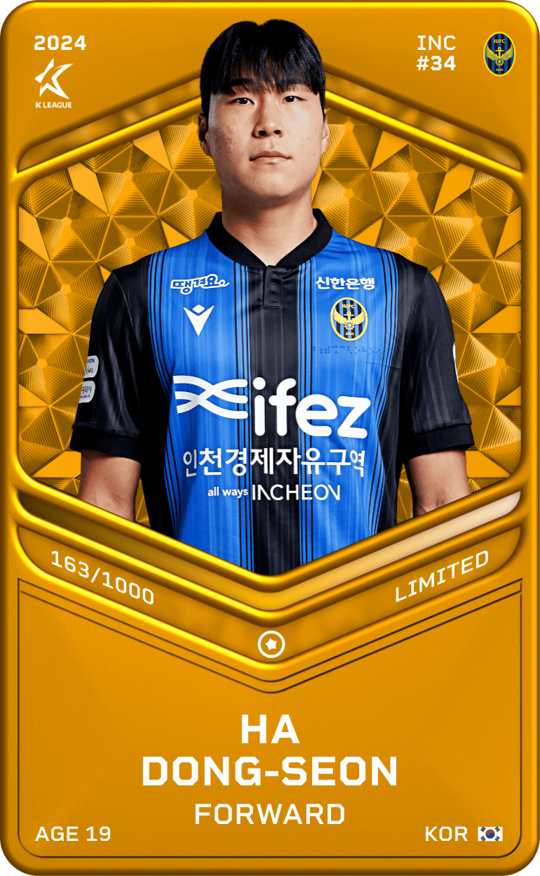 Ha Dong-Seon 2024-25 • Limited 163/1000
