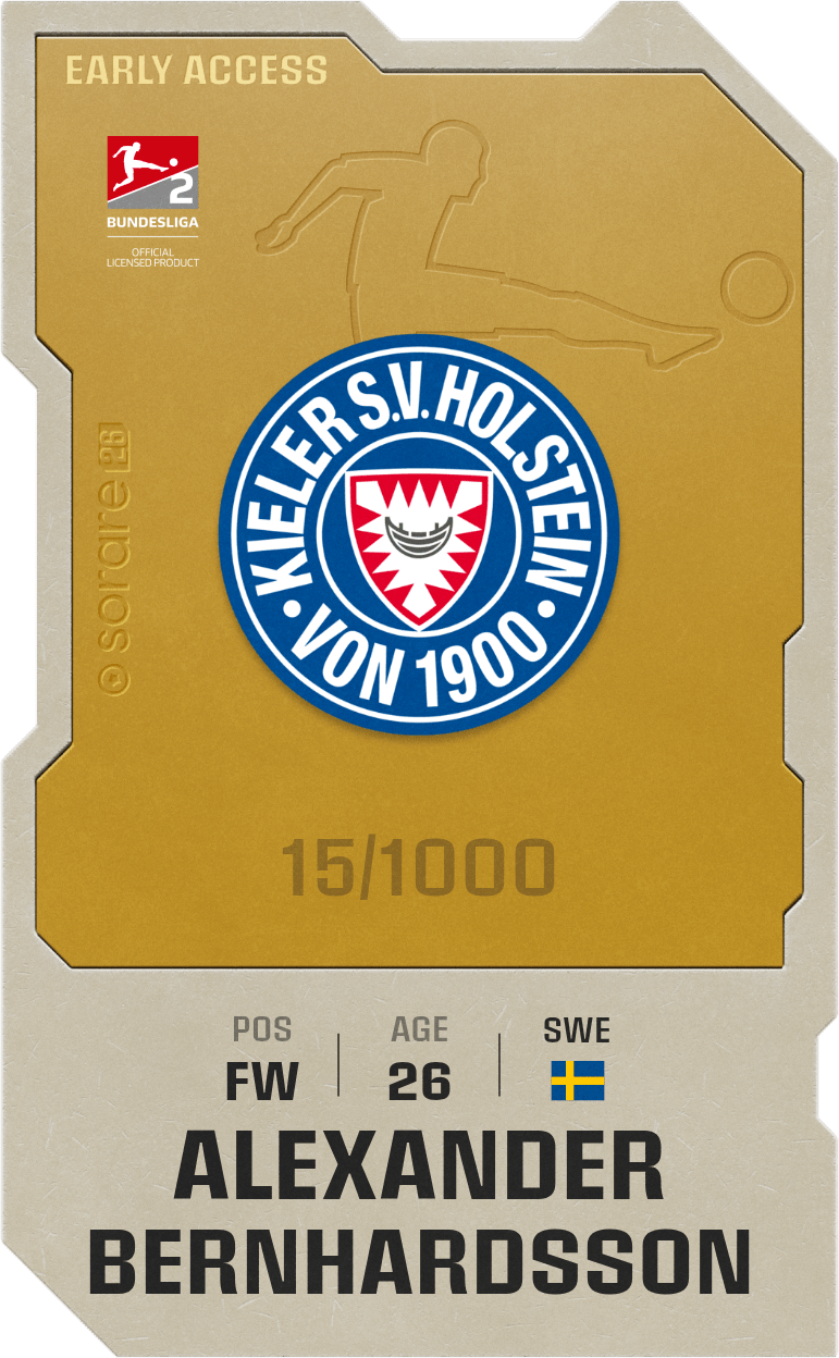 Alexander Bernhardsson 2025-26 • Limited 15/1000