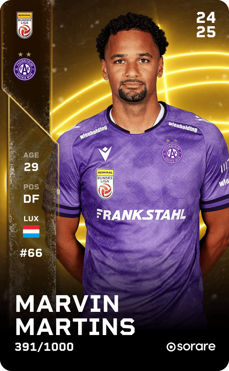 Marvin Martins 2024-25 • Limited 391/1000