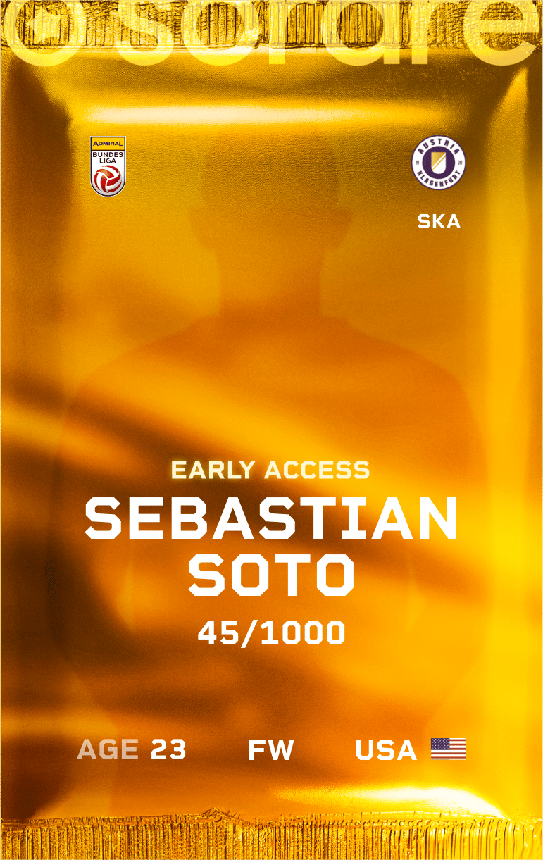 Sebastian Soto 2024-25 • Limited 45/1000