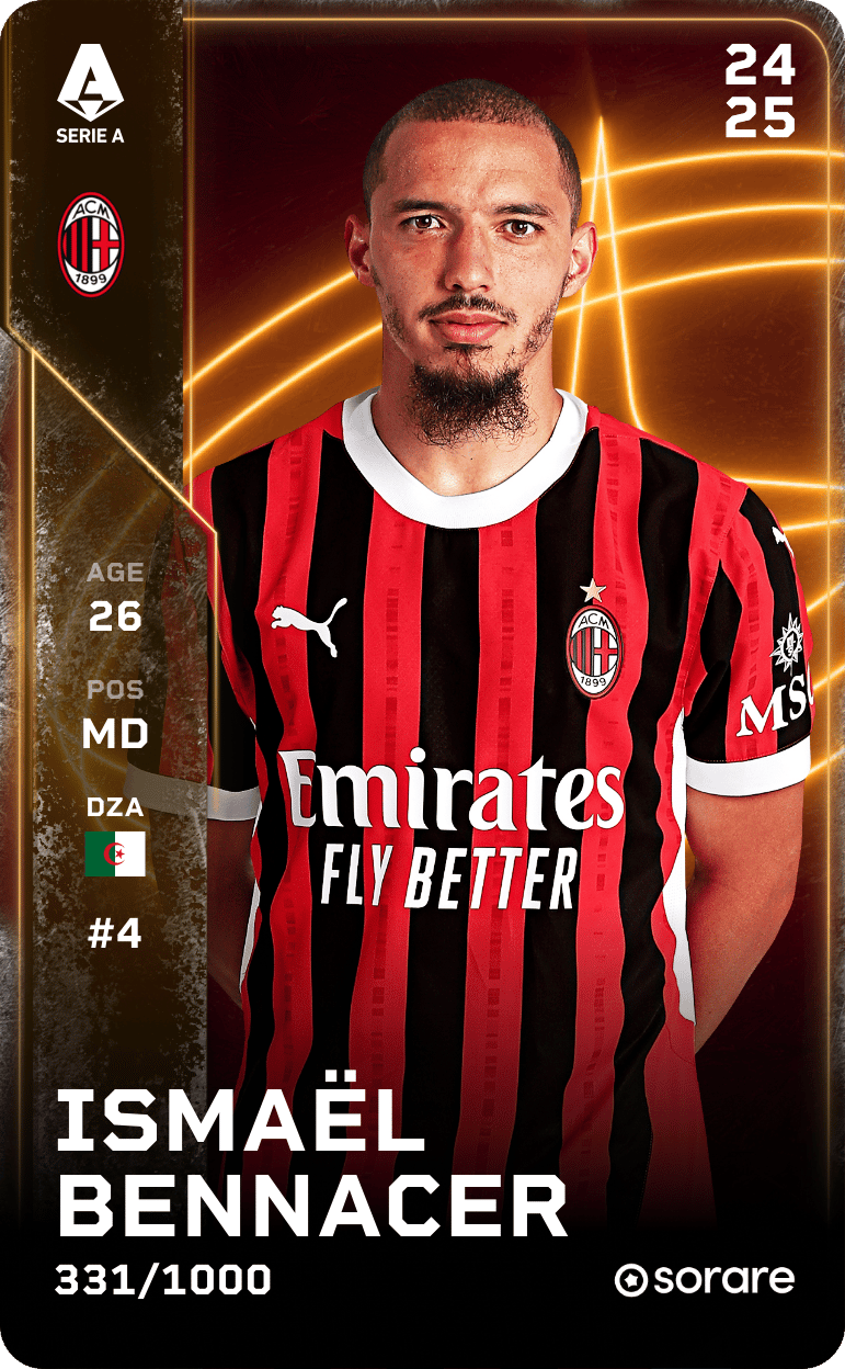 Ismaël Bennacer 2024-25 • Limited 331/1000