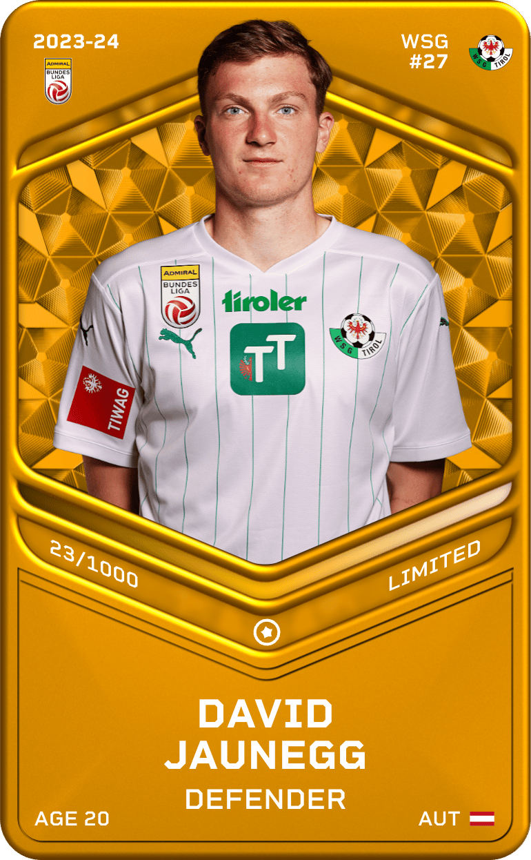 David Jaunegg 2023-24 • Limited 23/1000