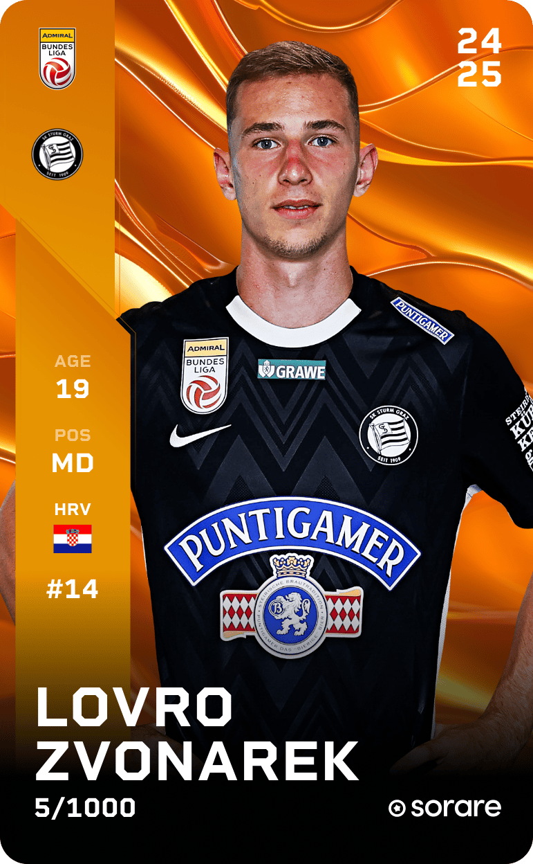 Lovro Zvonarek 2024-25 • Limited 5/1000