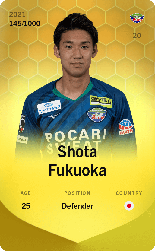 Shota Fukuoka 2021-22 • Limited 145/1000
