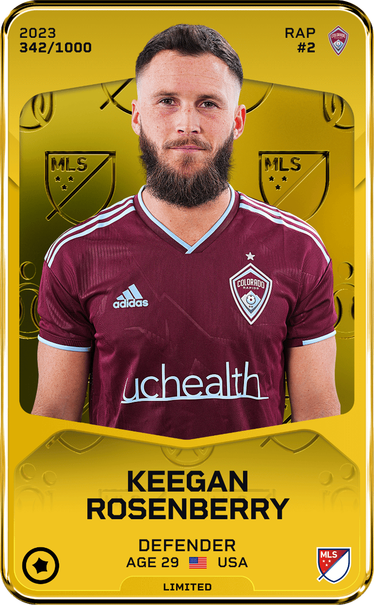 Keegan Rosenberry 2023-24 • Limited 342/1000