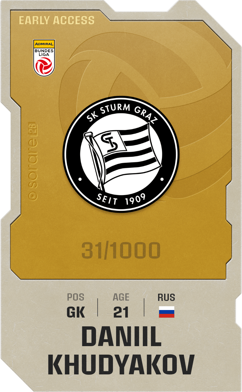 Daniil Khudyakov 2025-26 • Limited 31/1000