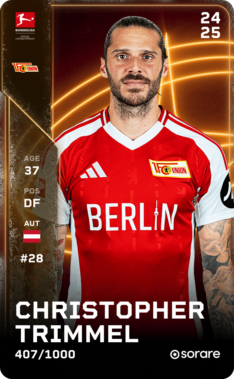 Christopher Trimmel 2024-25 • Limited 407/1000