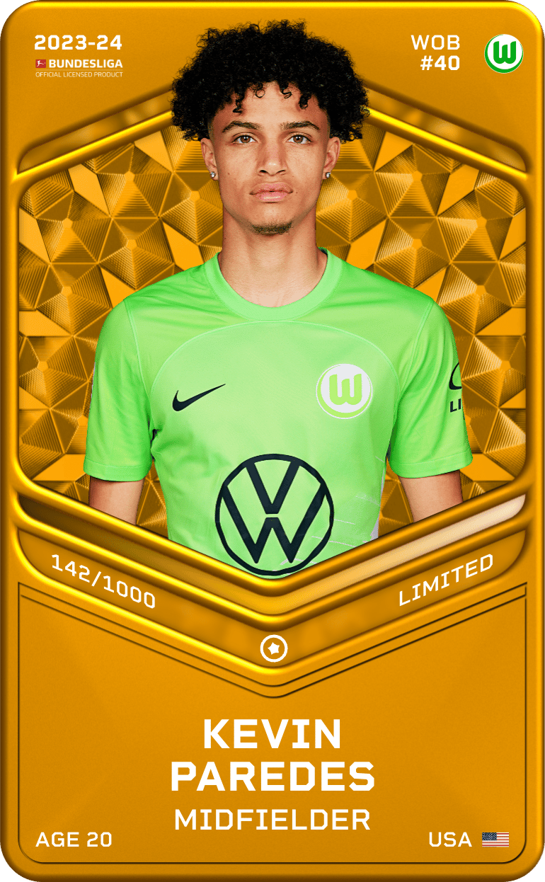 Kevin Paredes 2023-24 • Limited 142/1000