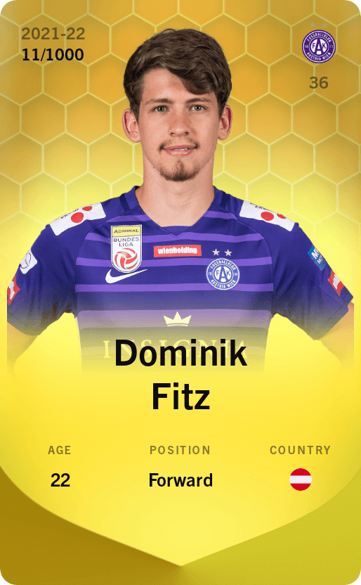 Dominik Fitz 2021-22 • Limited 11/1000