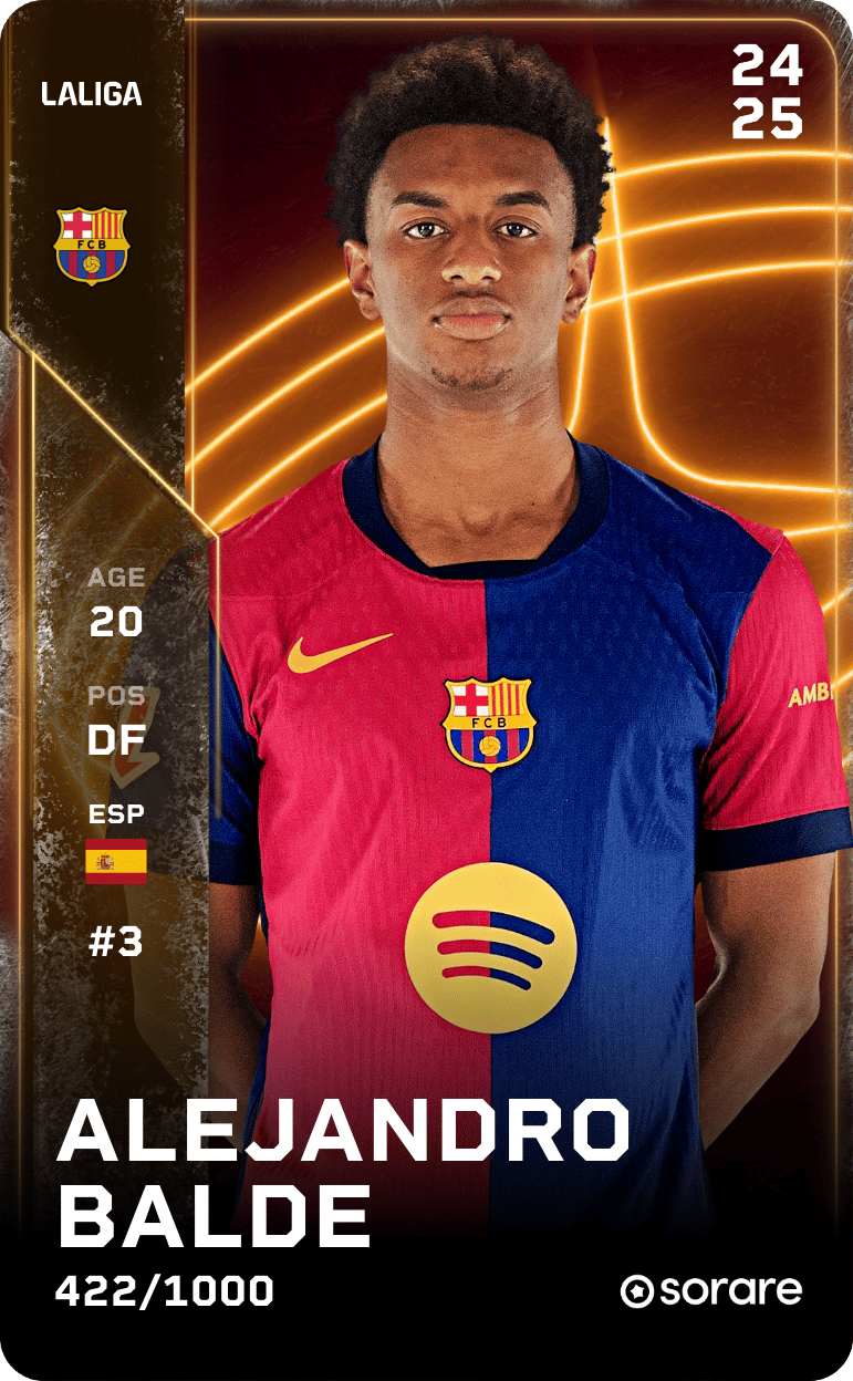Alejandro Balde 2024-25 • Limited 422/1000