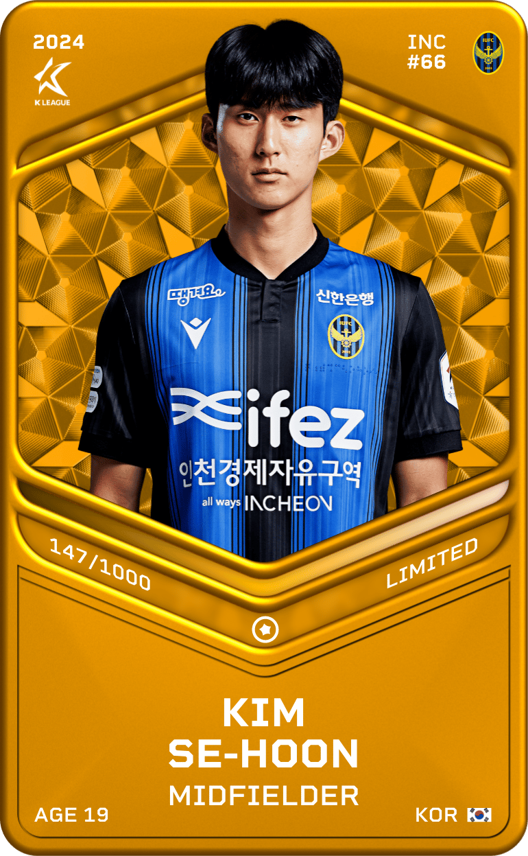 Kim Se-Hoon 2024-25 • Limited 147/1000