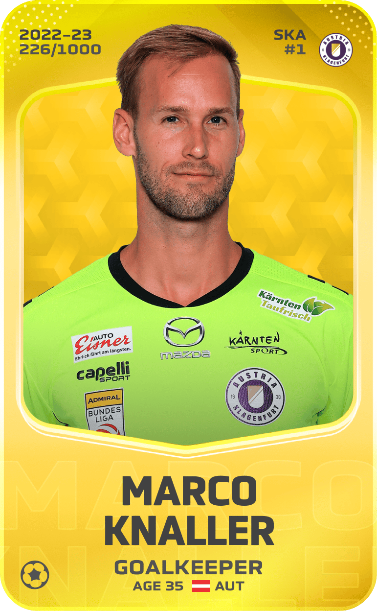Marco Knaller 2022-23 • Limited 226/1000