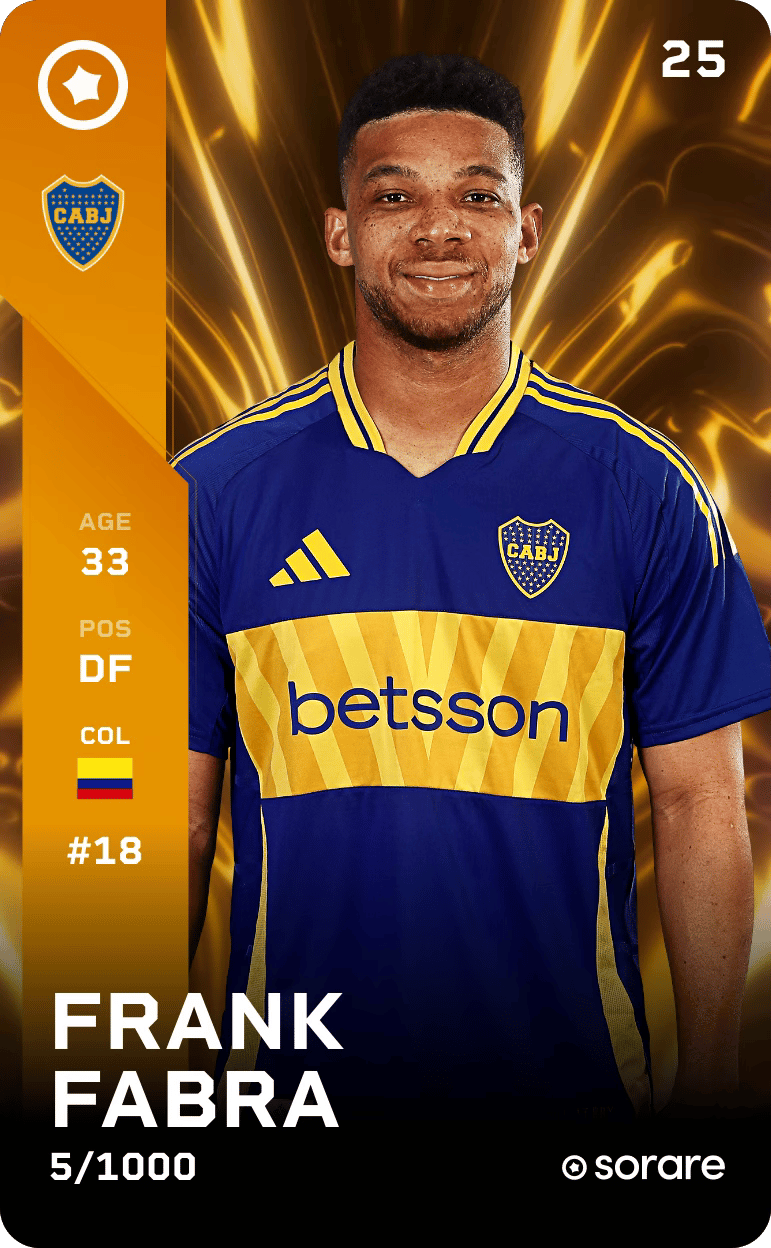Frank Fabra 2025-26 • Limited 5/1000