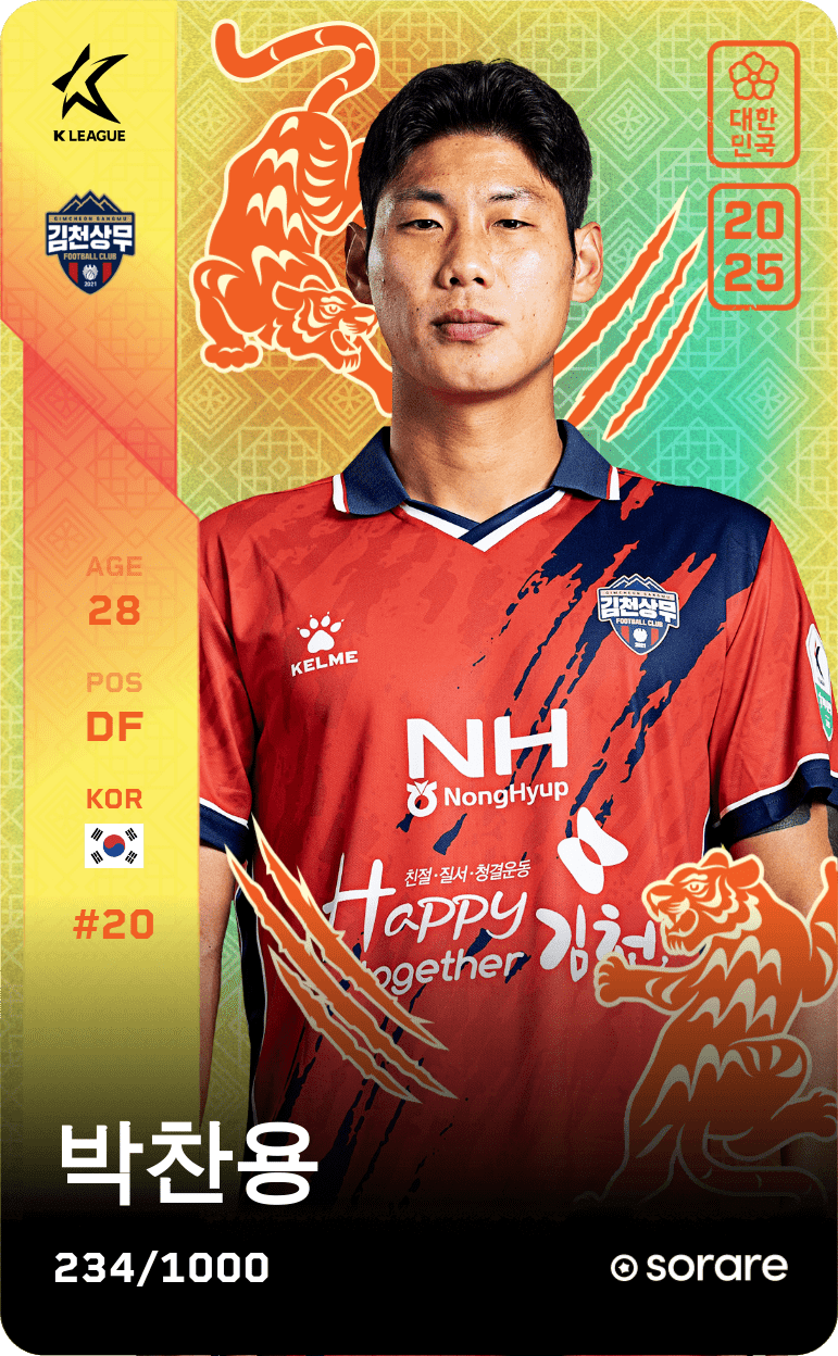 Park Chan-Yong 2025-26 • Limited 234/1000