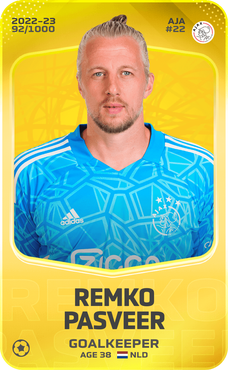 Remko Pasveer 2022-23 • Limited 92/1000