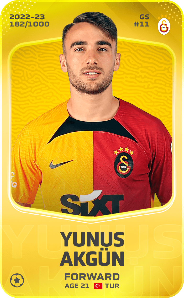 Yunus Akgün 2022-23 • Limited 182/1000