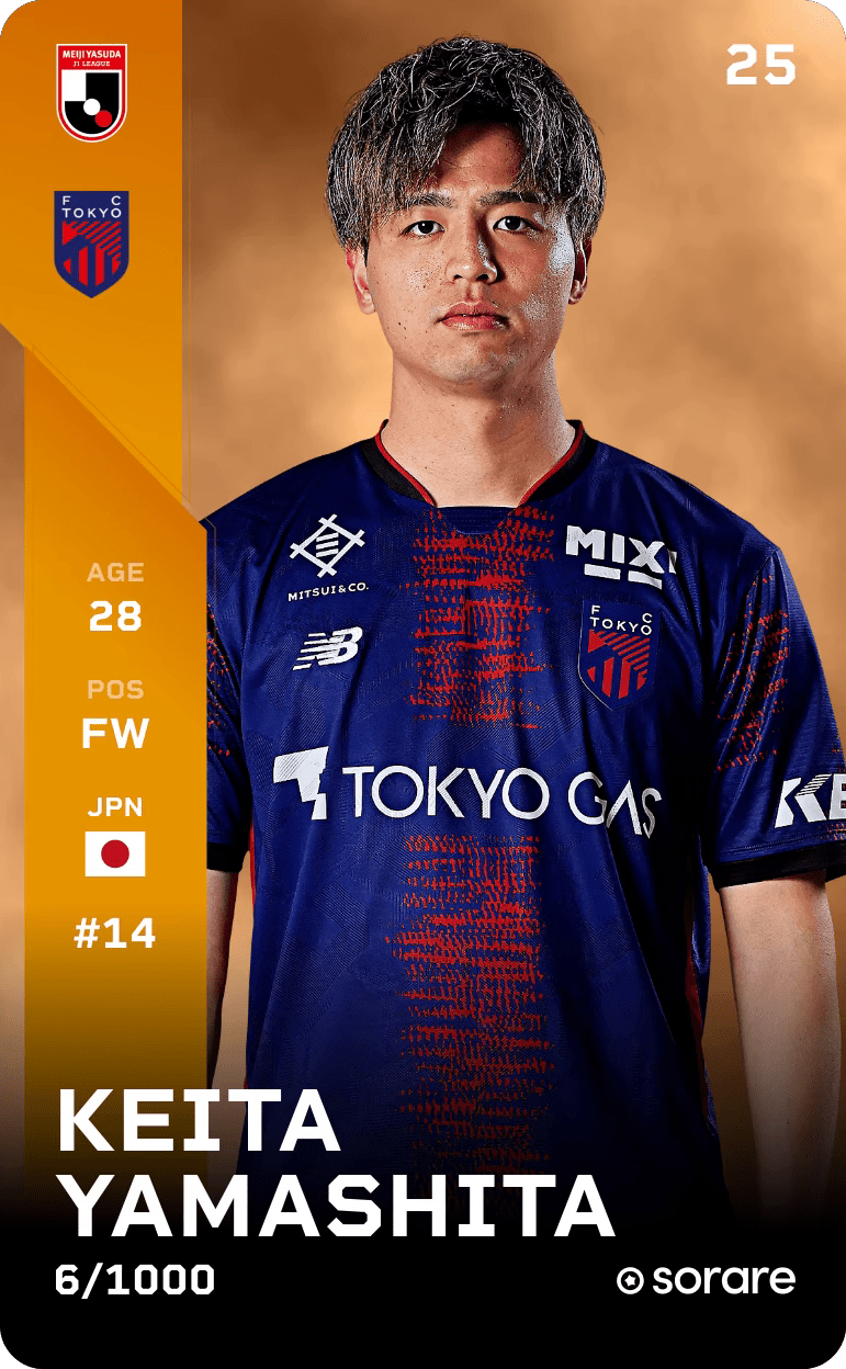 Keita Yamashita 2025-26 • Limited 6/1000