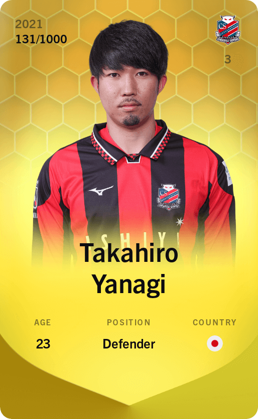 Takahiro Yanagi 2021-22 • Limited 131/1000