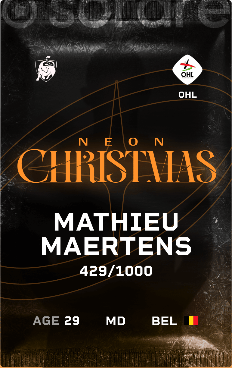 Mathieu Maertens 2024-25 • Limited 429/1000