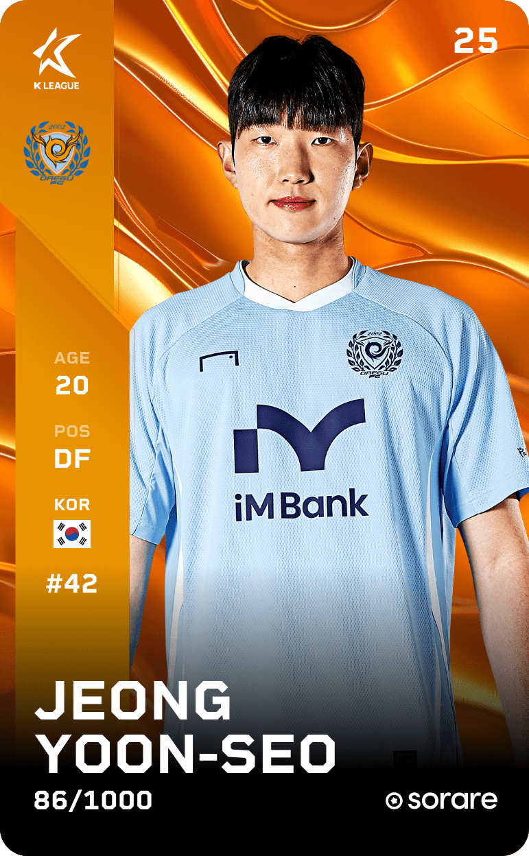 Jung Yoon-Seo 2025-26 • Limited 86/1000