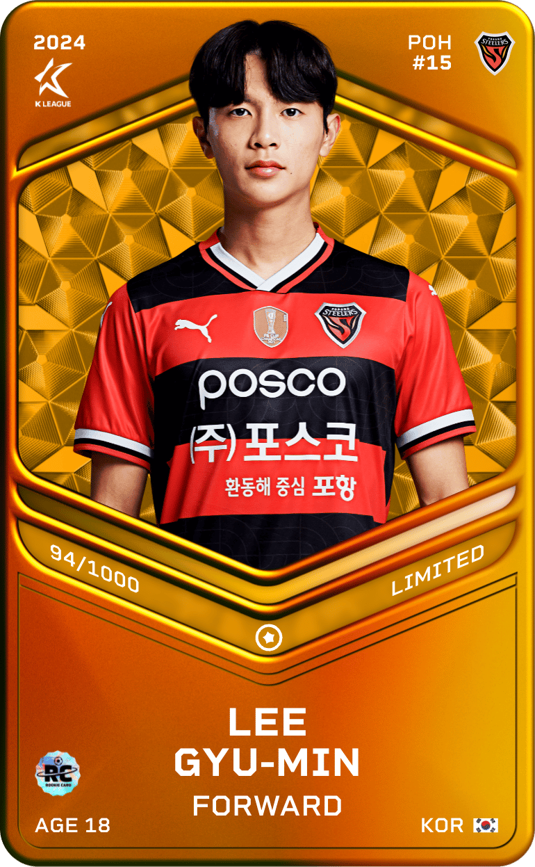 Lee Kyu-Min 2024-25 • Limited 94/1000
