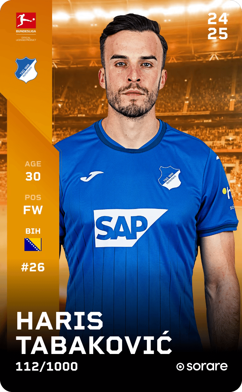 Haris Tabaković 2024-25 • Limited 112/1000