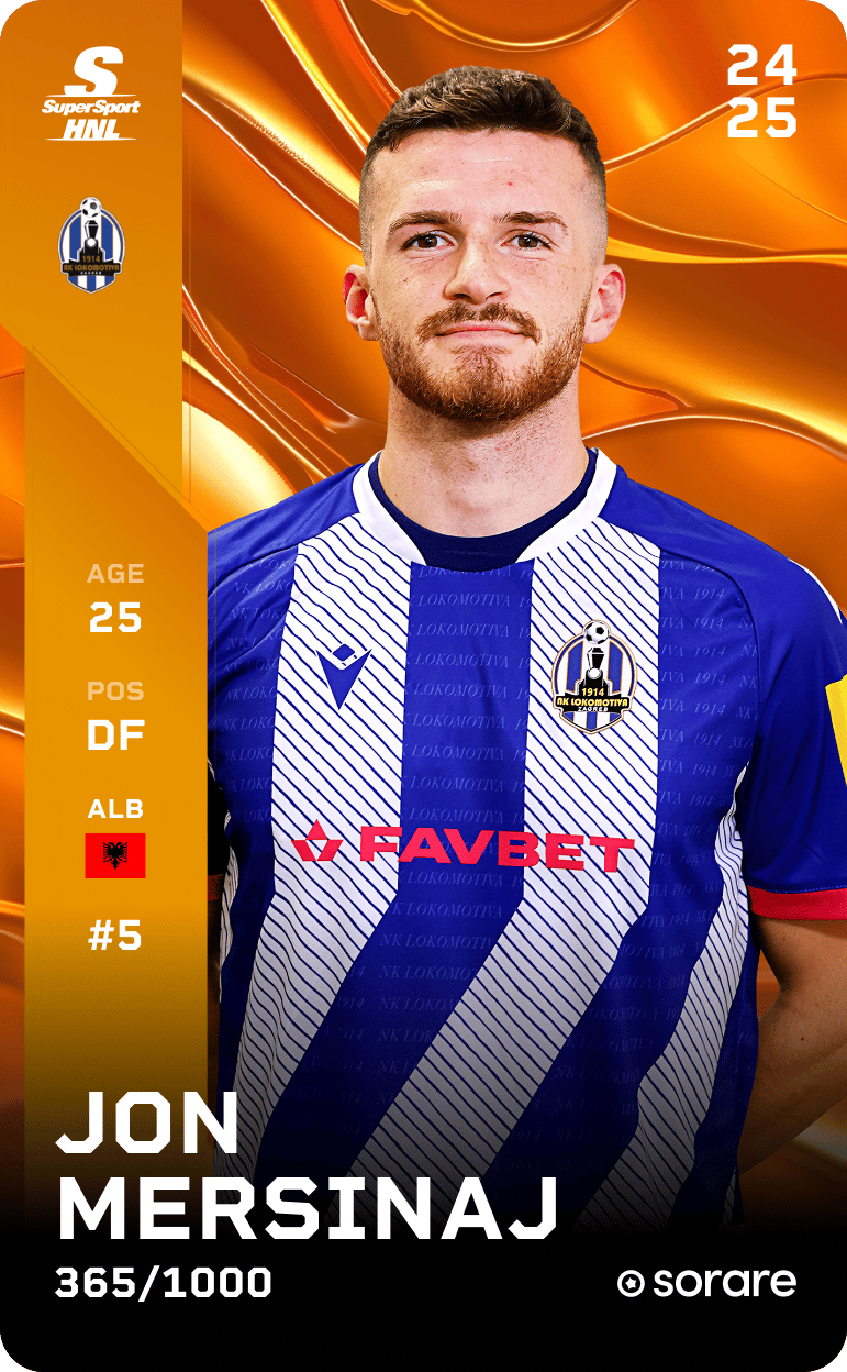 Jon Mersinaj 2024-25 • Limited 365/1000