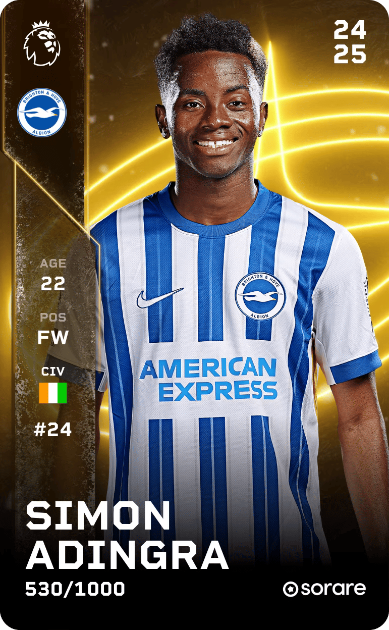 Simon Adingra 2024-25 • Limited 530/1000