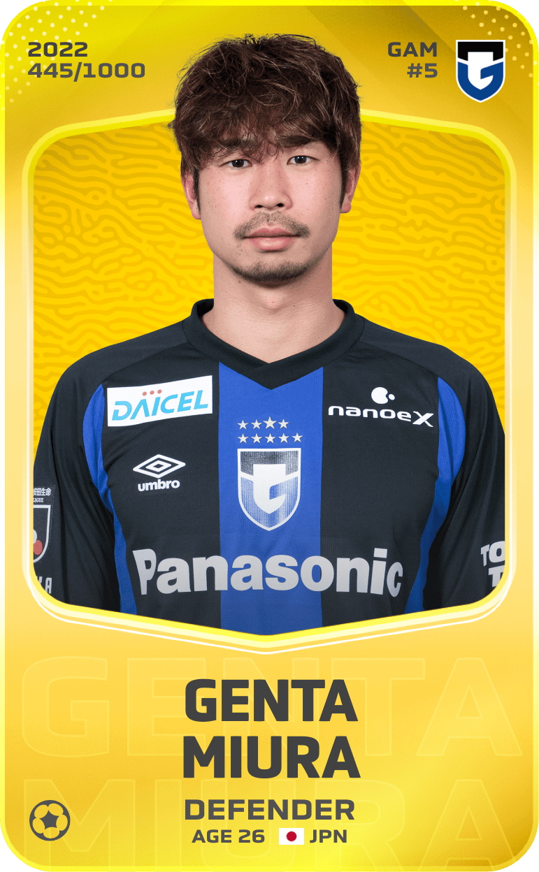 Genta Miura 2022-23 • Limited 445/1000