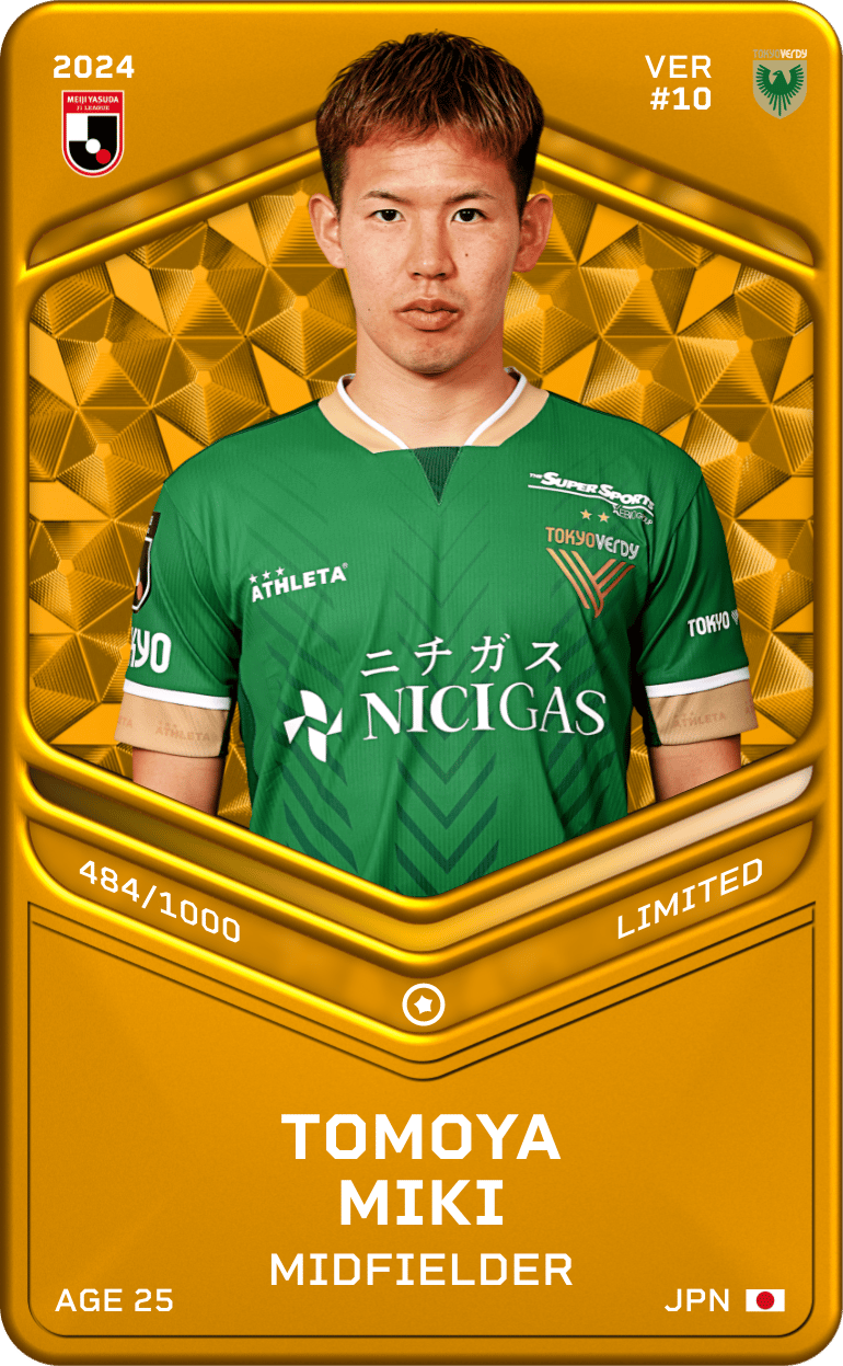 Tomoya Miki 2024-25 • Limited 484/1000